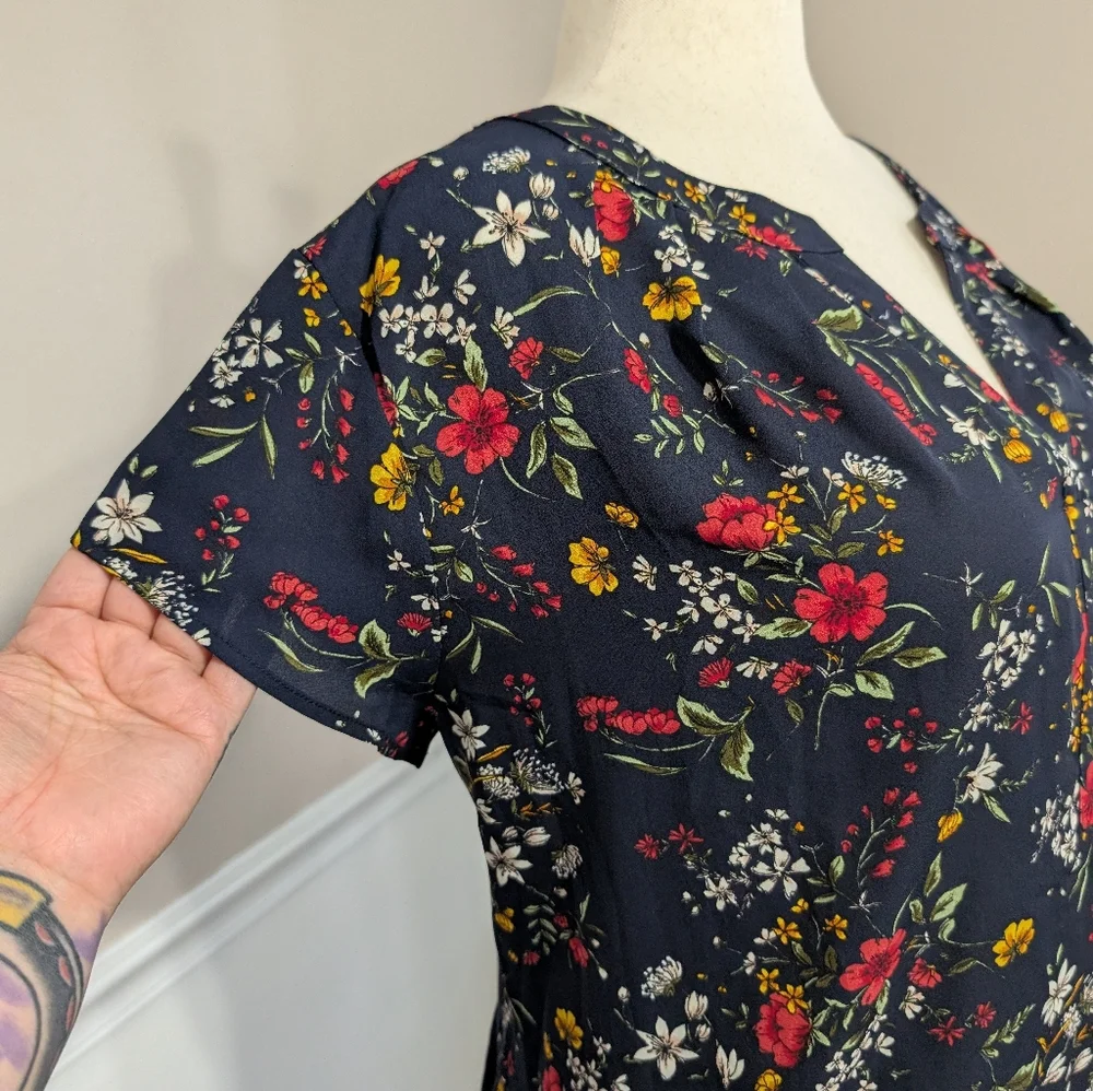 2/$10 Papermoon Reece Mixed Media Blouse